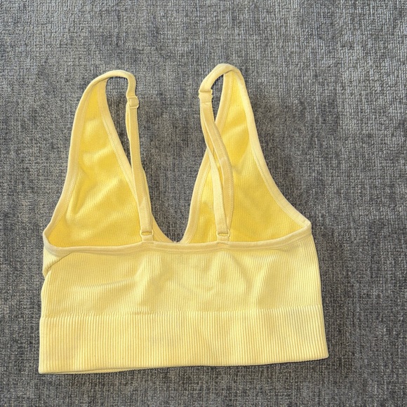Garage Yellow Ribbed Tank Top - Picture 2 of 3